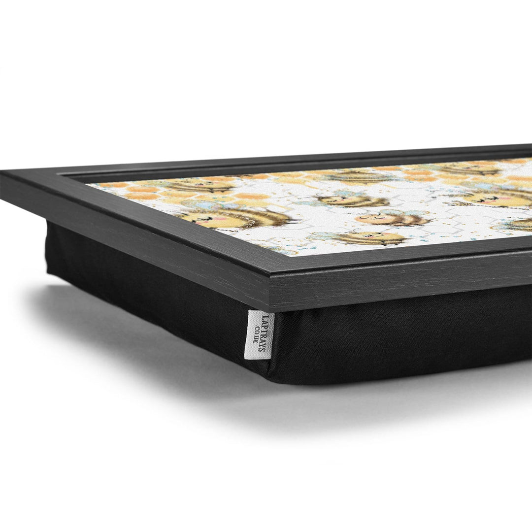 Buzzy Bees On Honey -  Lap Tray With Cushion