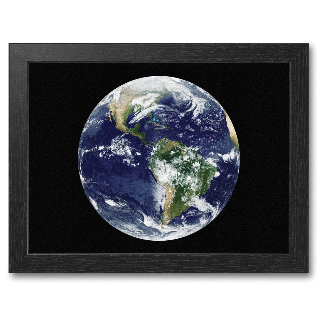 Earth From Space -  Lap Tray With Cushion