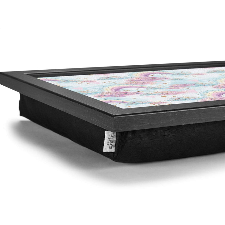 Magical Rainbow Clouds -  Lap Tray With Cushion