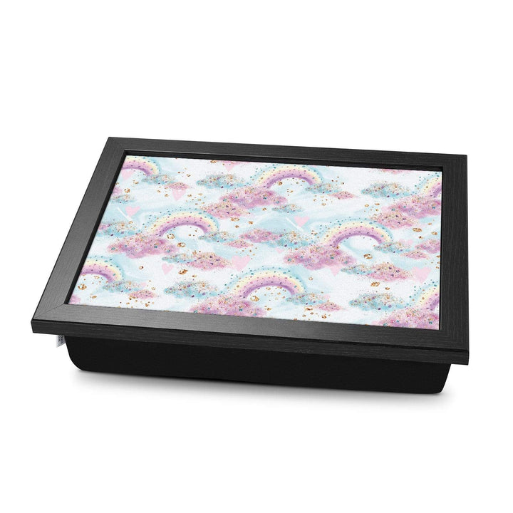 Magical Rainbow Clouds -  Lap Tray With Cushion