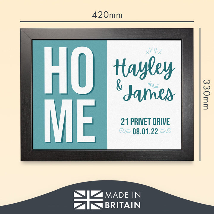 HOME - Lap Tray Personalised New Home Gift