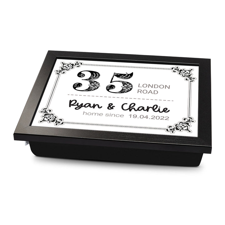 House Number - Lap Tray Personalised New Home Gift