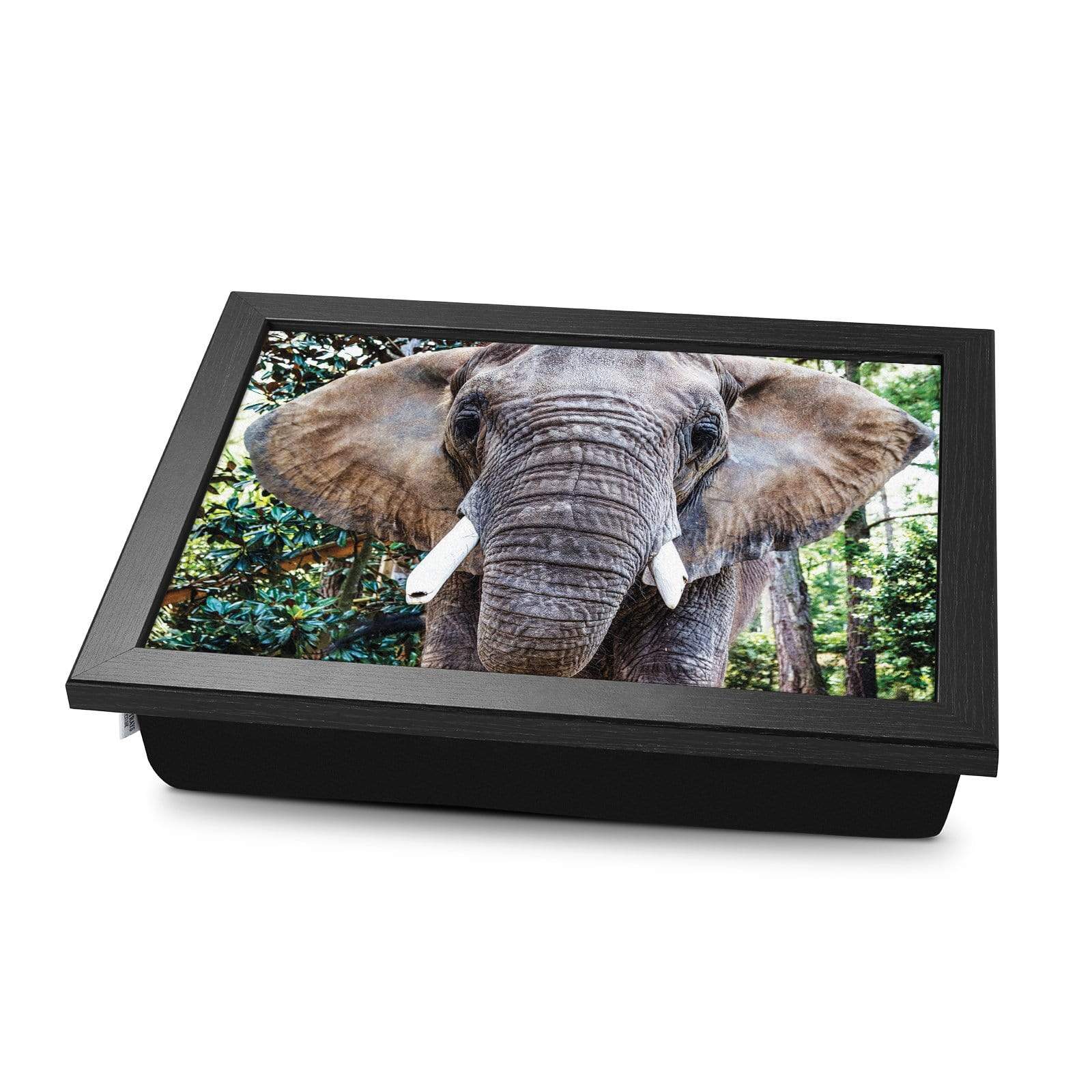 Personalised Lap Tray With Cushion Photo Upload Handcrafted In UK Lap Trays With Cushion