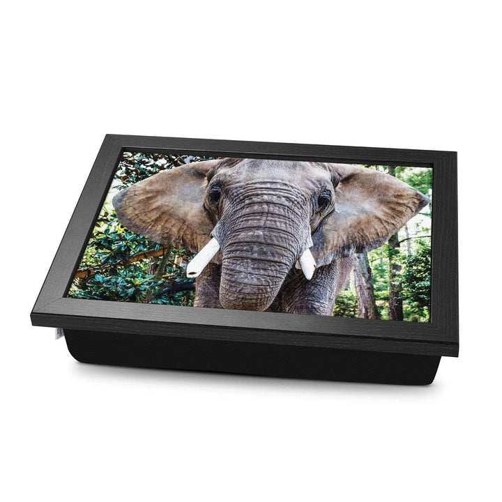 African Elephant -  Lap Tray With Cushion