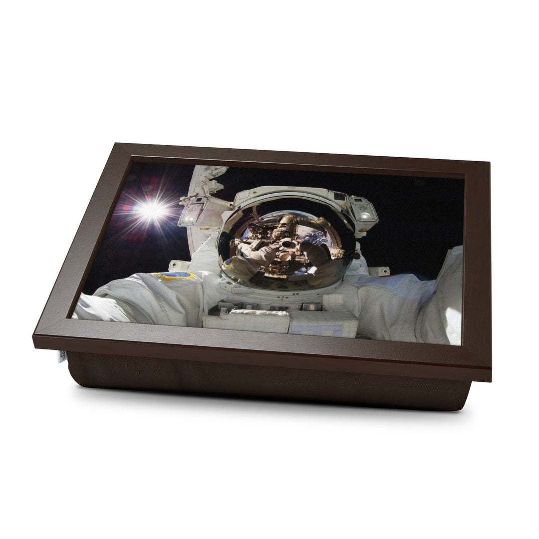 Astronaut In Space -  Lap Tray With Cushion