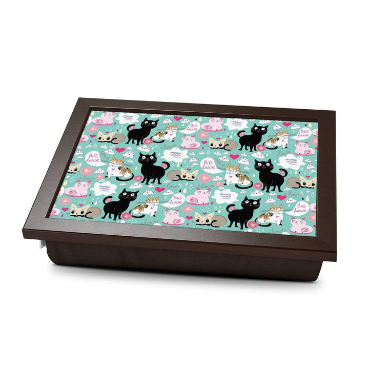 Big Love Cats -  Lap Tray With Cushion