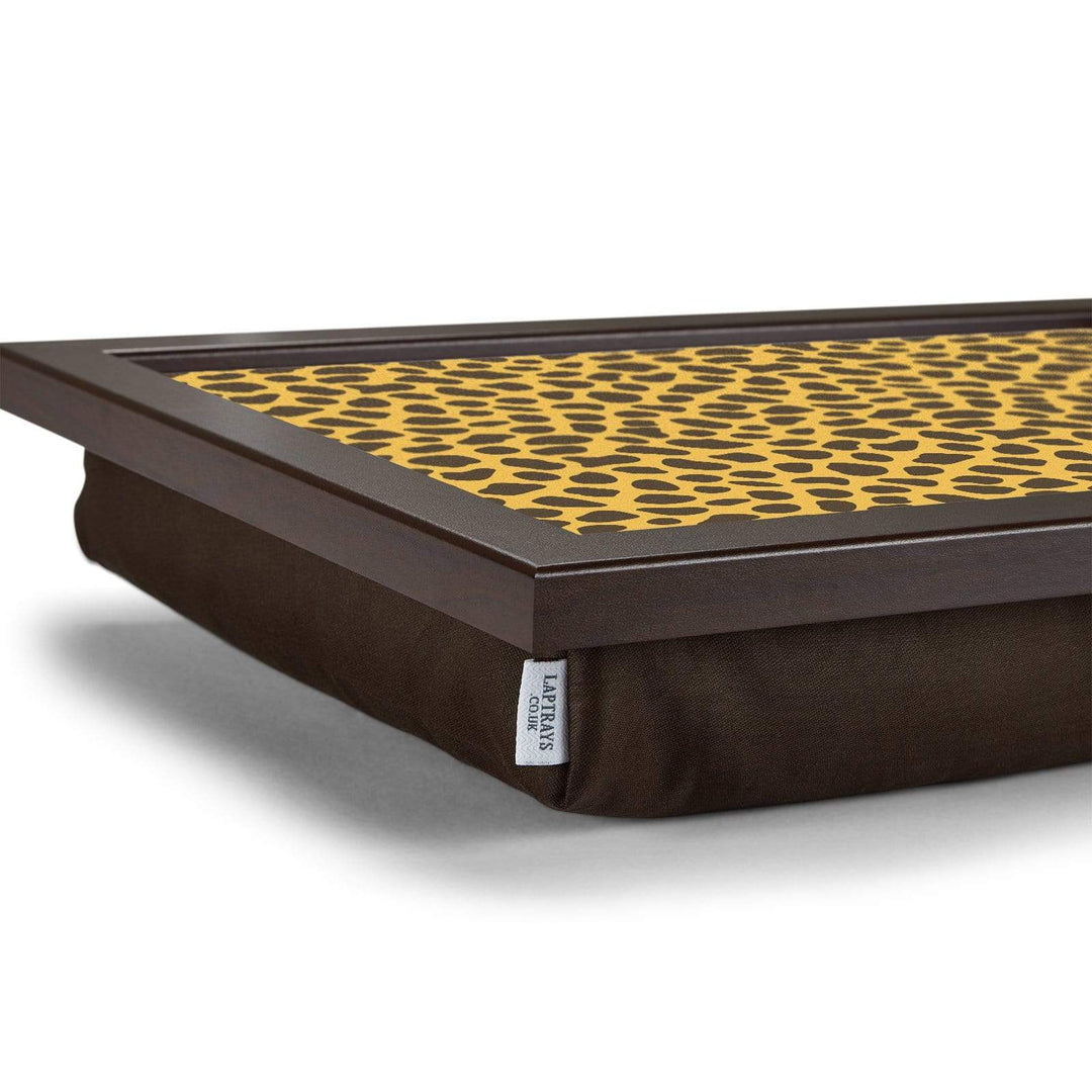 Cheetah Spots Pattern -  Lap Tray With Cushion