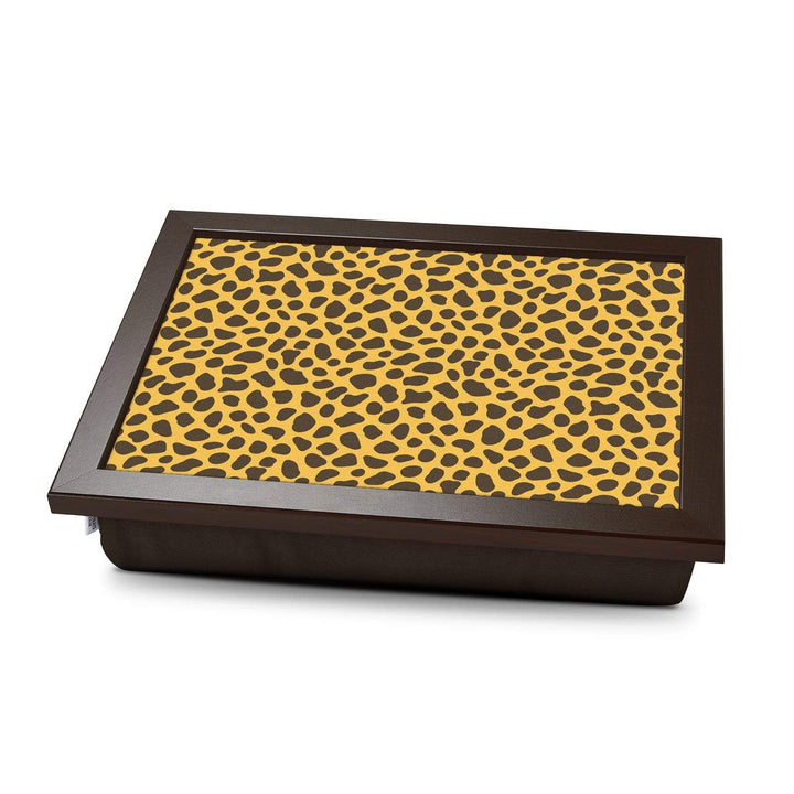 Cheetah Spots Pattern -  Lap Tray With Cushion
