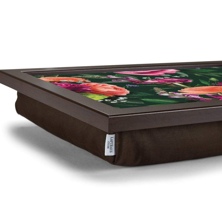 Colourful Roses -  Lap Tray With Cushion