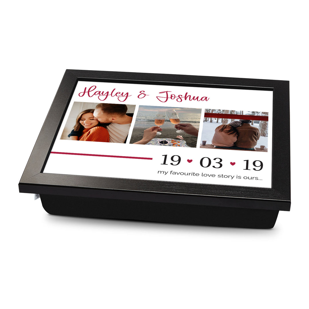 Favourite Love Story - Lap Tray Personalised Anniversary Gift