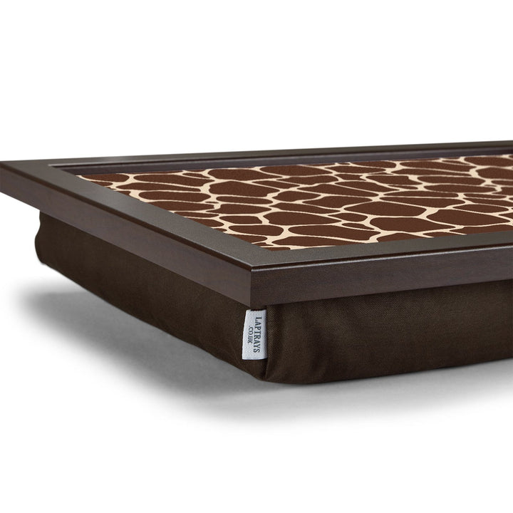 Giraffe Pattern -  Lap Tray With Cushion