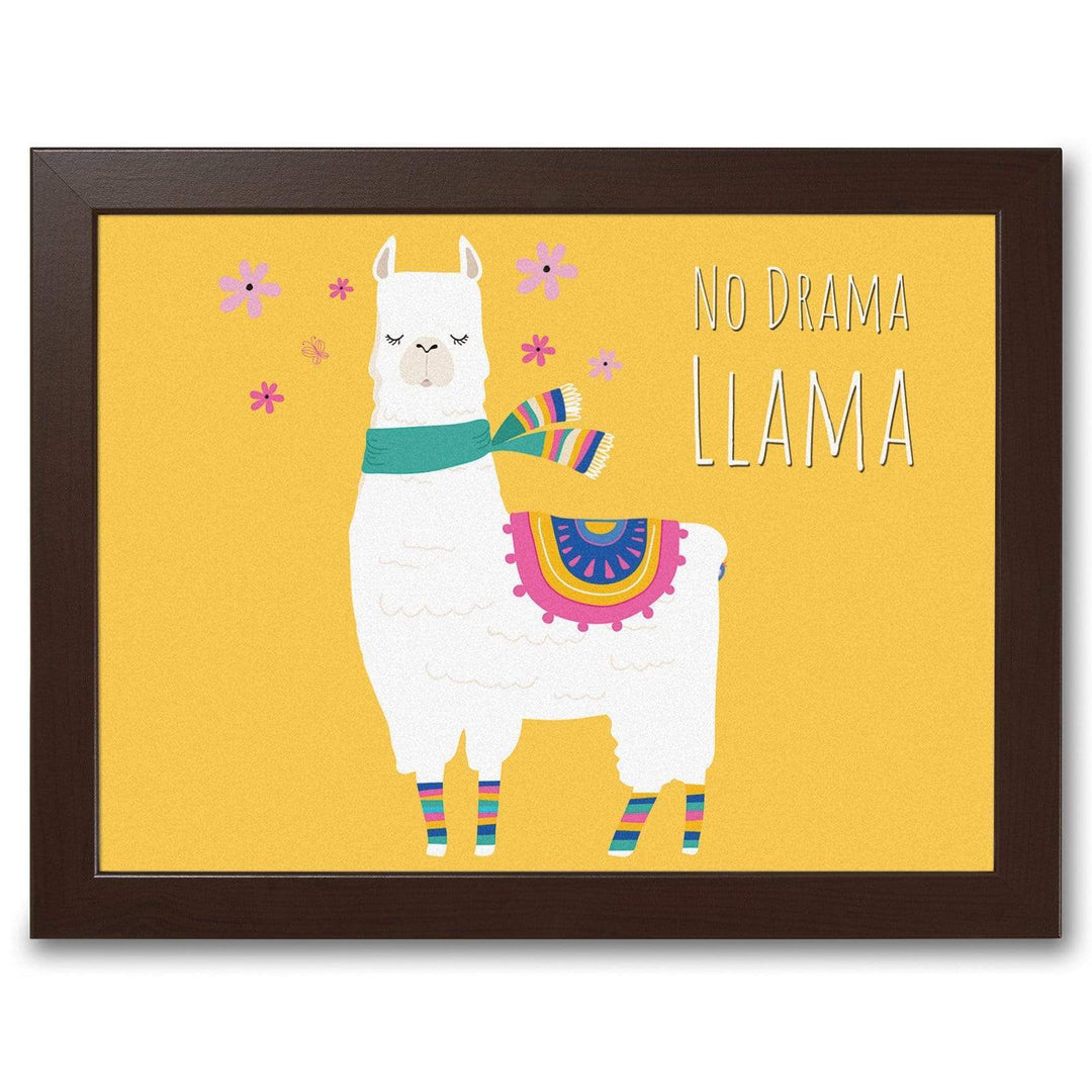 No Drama Llama -  Lap Tray With Cushion
