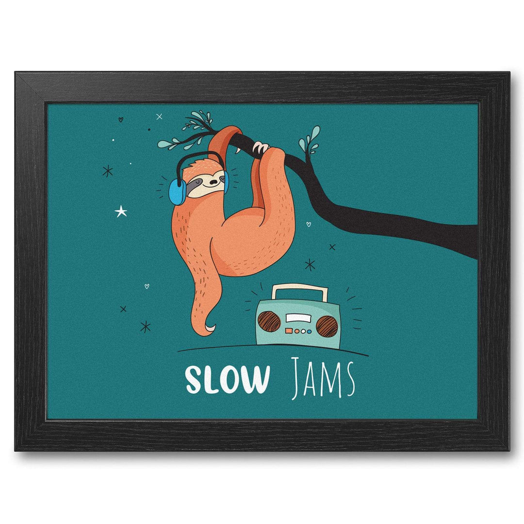 Sloth Slow Jams -  Lap Tray With Cushion
