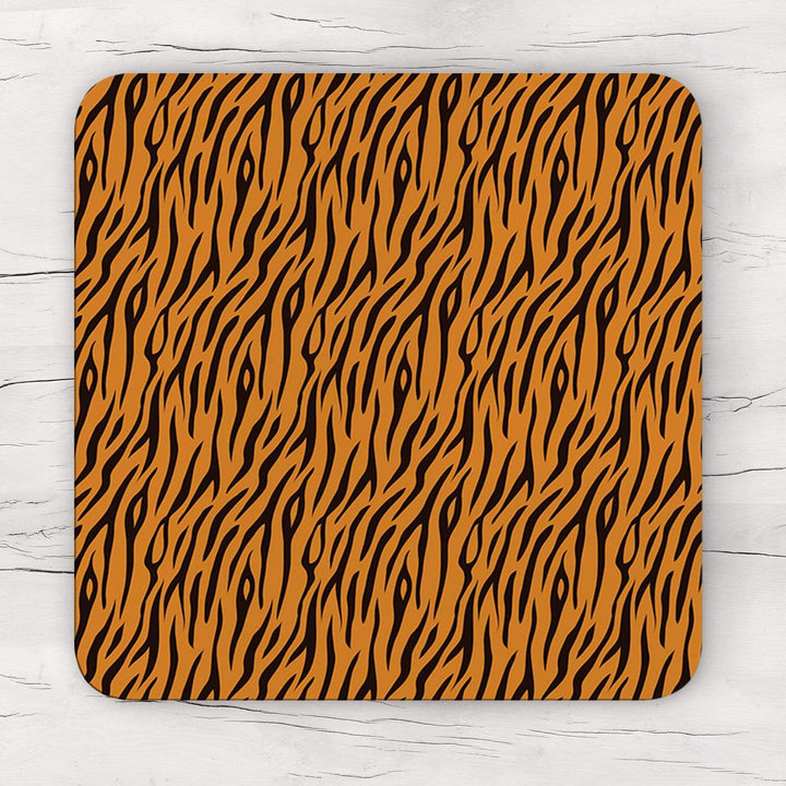 Tiger Stripes Pattern Coaster & Placemat Set