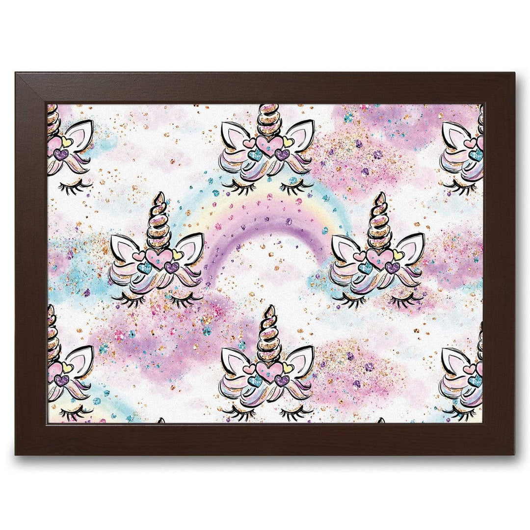 Unicorn Clouds -  Lap Tray With Cushion