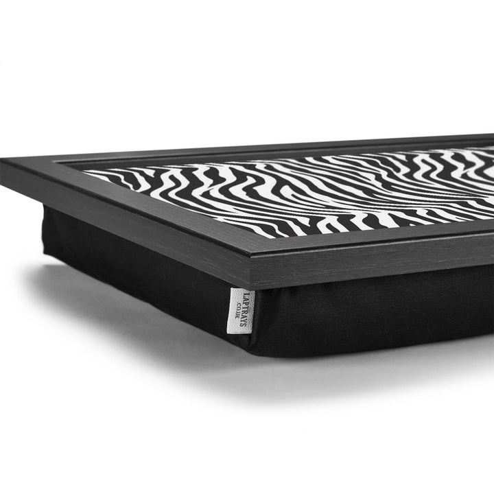 Zebra Stripes Pattern -  Lap Tray With Cushion